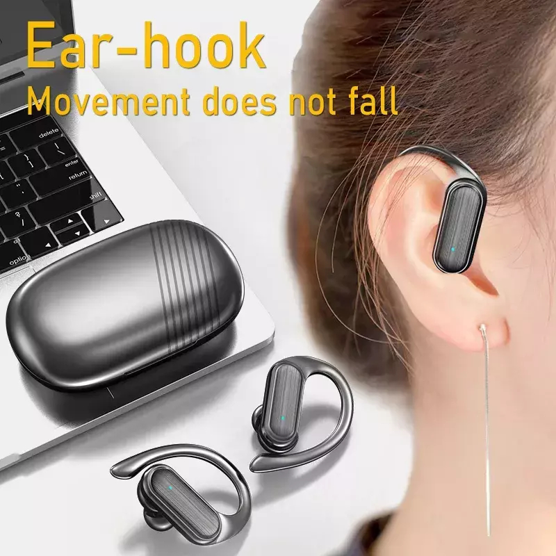 TWS Sem Fio Bluetooth Fones De Ouvido, Redução De Ruído, Gancho Estéreo Fones De Ouvido Do Jogo, Fone De Ouvido Esporte - Imagem 3