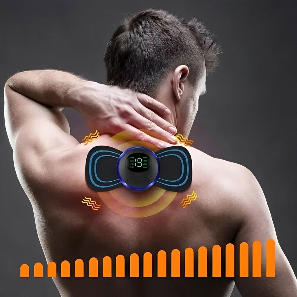 Mini Massageador de Cervical Elétrico Portátil Alivia Dores Corpo Pescoço - Imagem 4