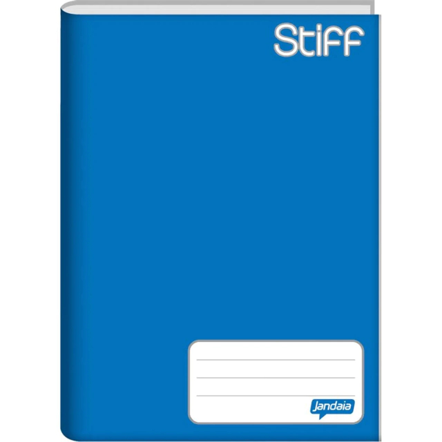 Caderno Brochura Universitário Azul Capa Dura 96 Folhas Stiff